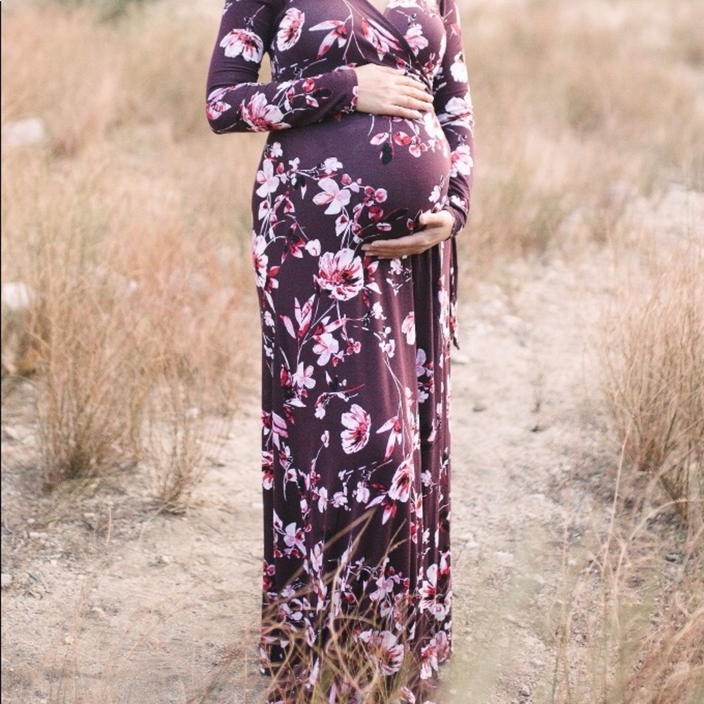 XS Maternity Wrap dress -Motherhood